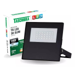 Refletor Holofote Tr Slim 30W 6500K Ip65 Preto 110V/220V