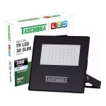 Kit 10 Refletores Holofote Tr Slim 30W 6500K Ip65 Preto 110V/220V