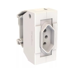 Tomada Trilho 2P+T 20A Din Mectronic